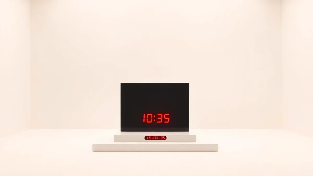 Illustration: A sleek black monolith sits alone in a sterile white room, its smooth surface reflecting the empty space around it.