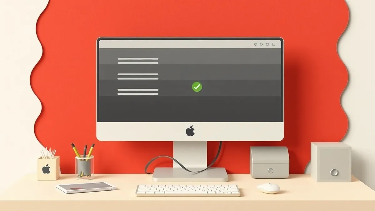 Illustration: A generic desktop computer sits on a clean desk.