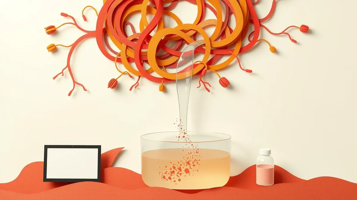 Illustration: A tangled knot of colorful data streams merges into a single clear pipeline flowing through a transparent filter.