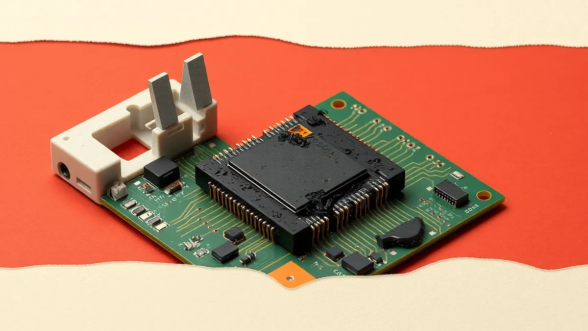 Support engineer finds scorched modem chip despite Windows reporting healthy status in hardware mismatch